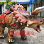 Robot Walking Triceratops Ride