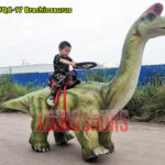 Robotic Brachiosaurus Ride