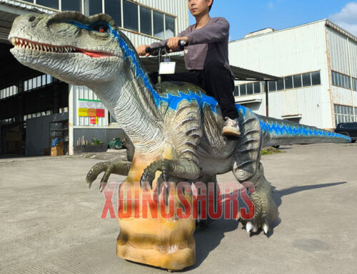 Custom Moving Velociraptor Ride