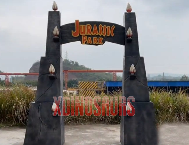 Customized Jurassic Park Gate Decorations