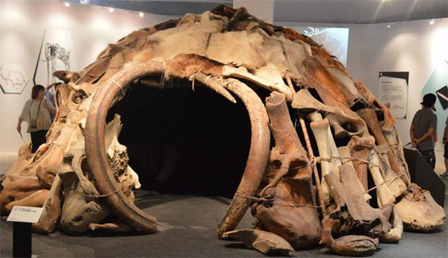 Decorated Primitive Tent